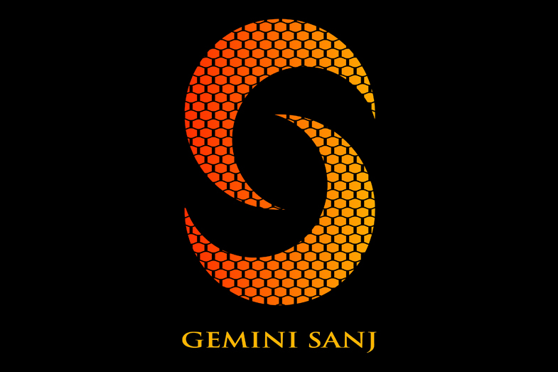 Initial logo created using 'Gemini' inspired skin