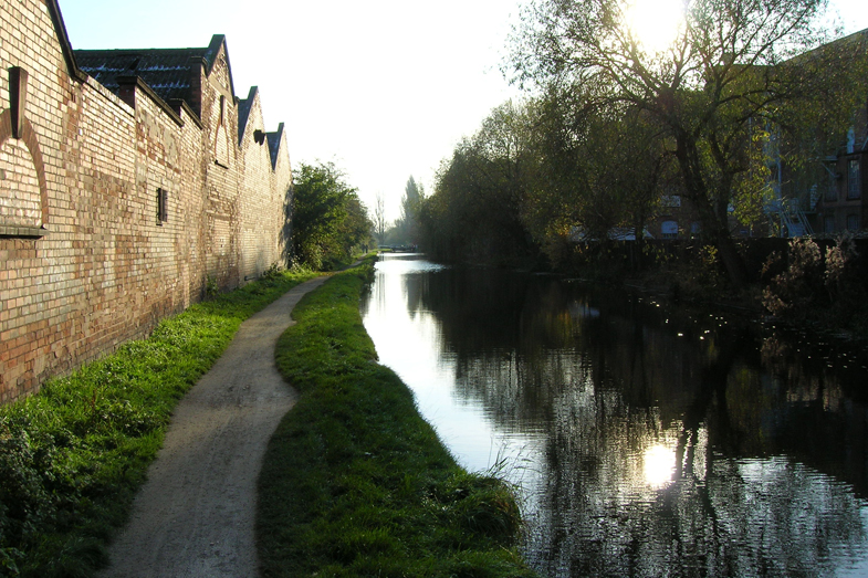 Erewash Canal at Fletcher Street site
